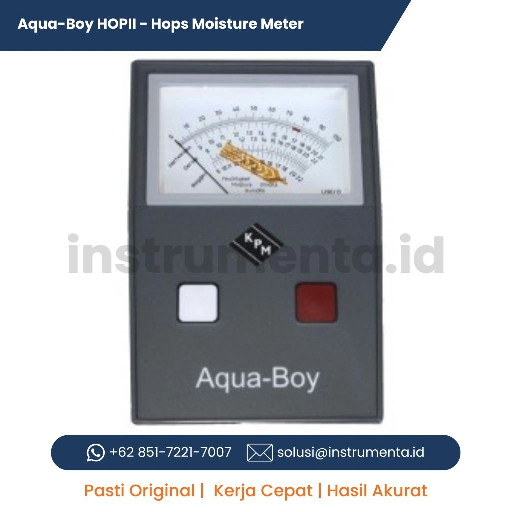 Distributor Aqua-Boy HOPII Hops Moisture Meter Alat Ukur Kadar Air Hops dan Agricultural Material